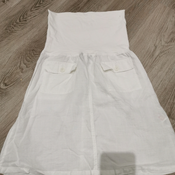 MNG white cotton Sport  skirt with pockets - Picture 2 of 5